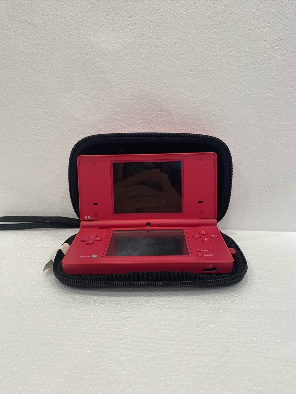 Nintendo Red Dual-Screen Handheld Console NO CHARGER
